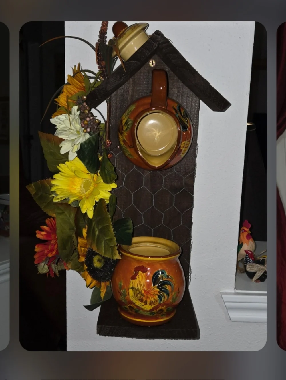 Rustic Wooden Handmade Bird Feeder Green With Envy